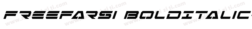 FreeFarsi BoldItalic字体转换